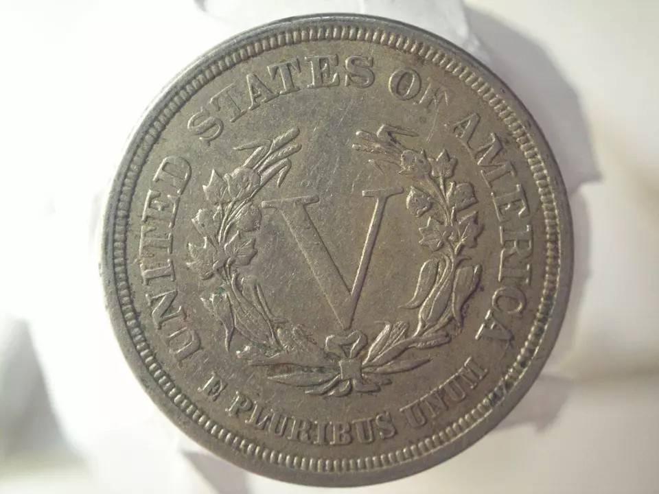 1883-V-Nickel-Full-Liberty-Die-Cracks-On-OBV-Minor-Die-Crack-REV-Error-Coin